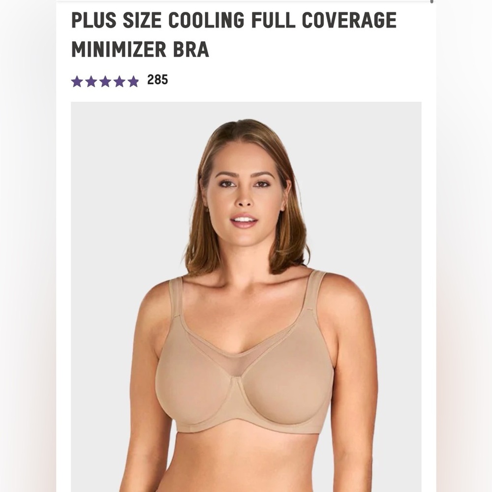 SHECURVE Black and Nude Minimizer Bras 40D - Picture 2 of 4